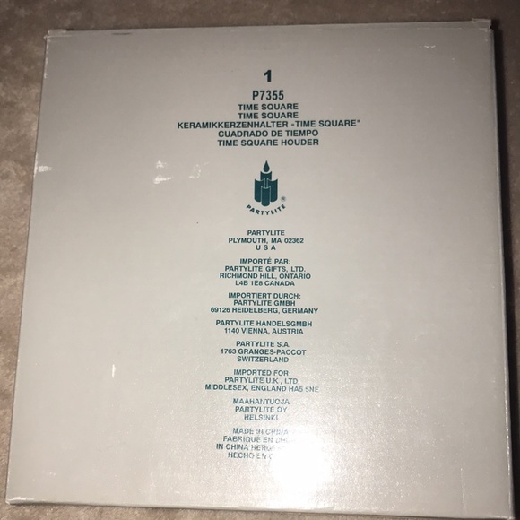 Partylite Time Square Black New in box - Picture 6 of 6
